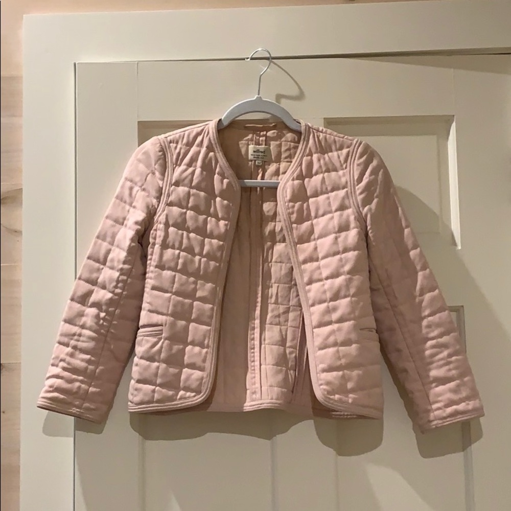 Aritzia- Wilfred Cropped Rose Jacket